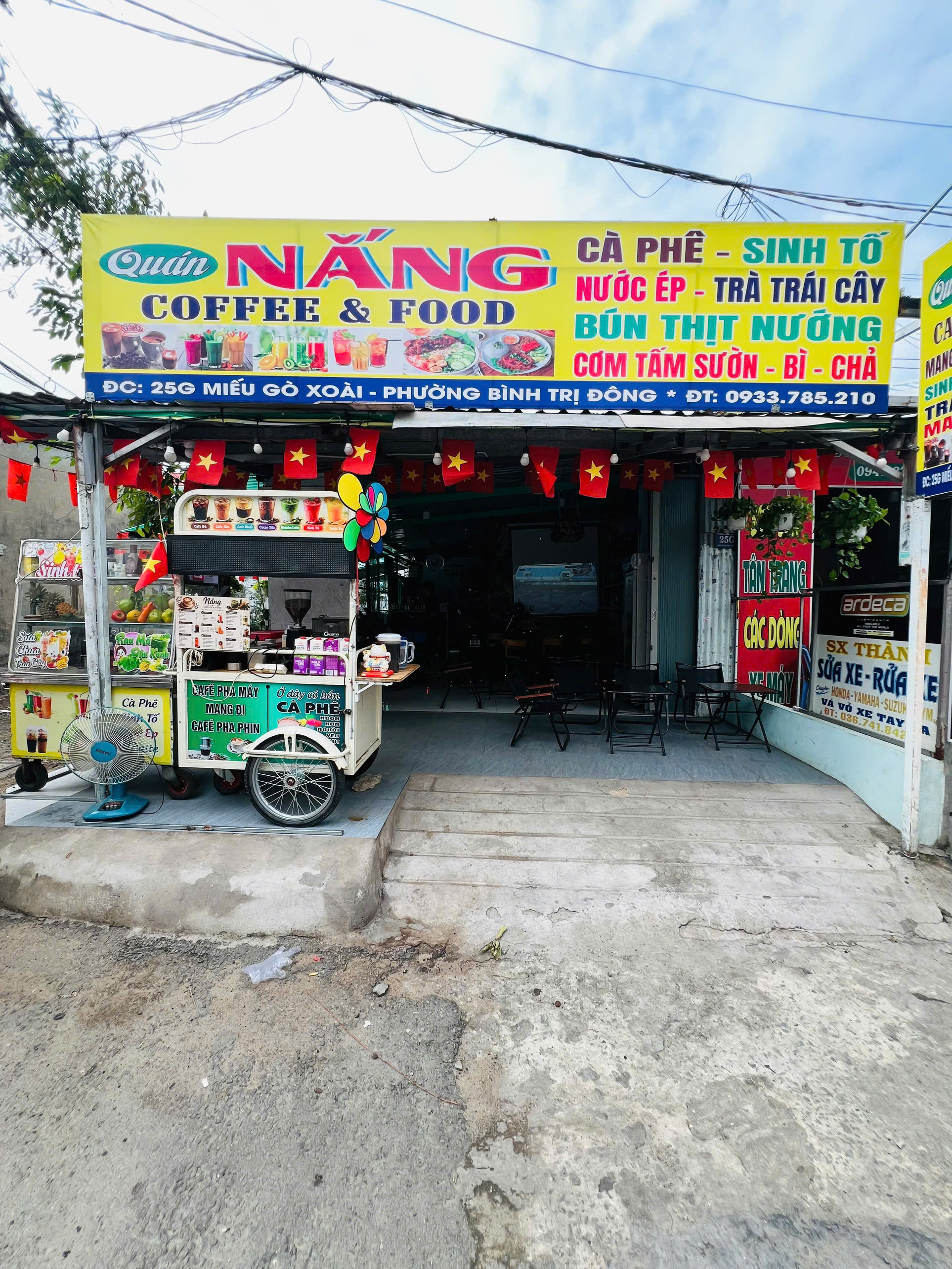 SANG QUÁN CAFE + ĐỒ ĂN SÁNG BÌNH TRỊ ĐÔNG BÌNH TÂN 