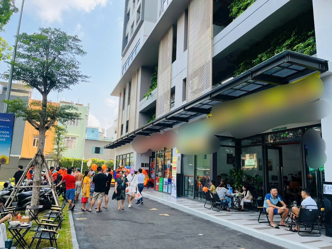 Sang quán cafe – ăn sáng ngay sảnh chung cư The Privia Khang Điền. An Lạc, Bình tân