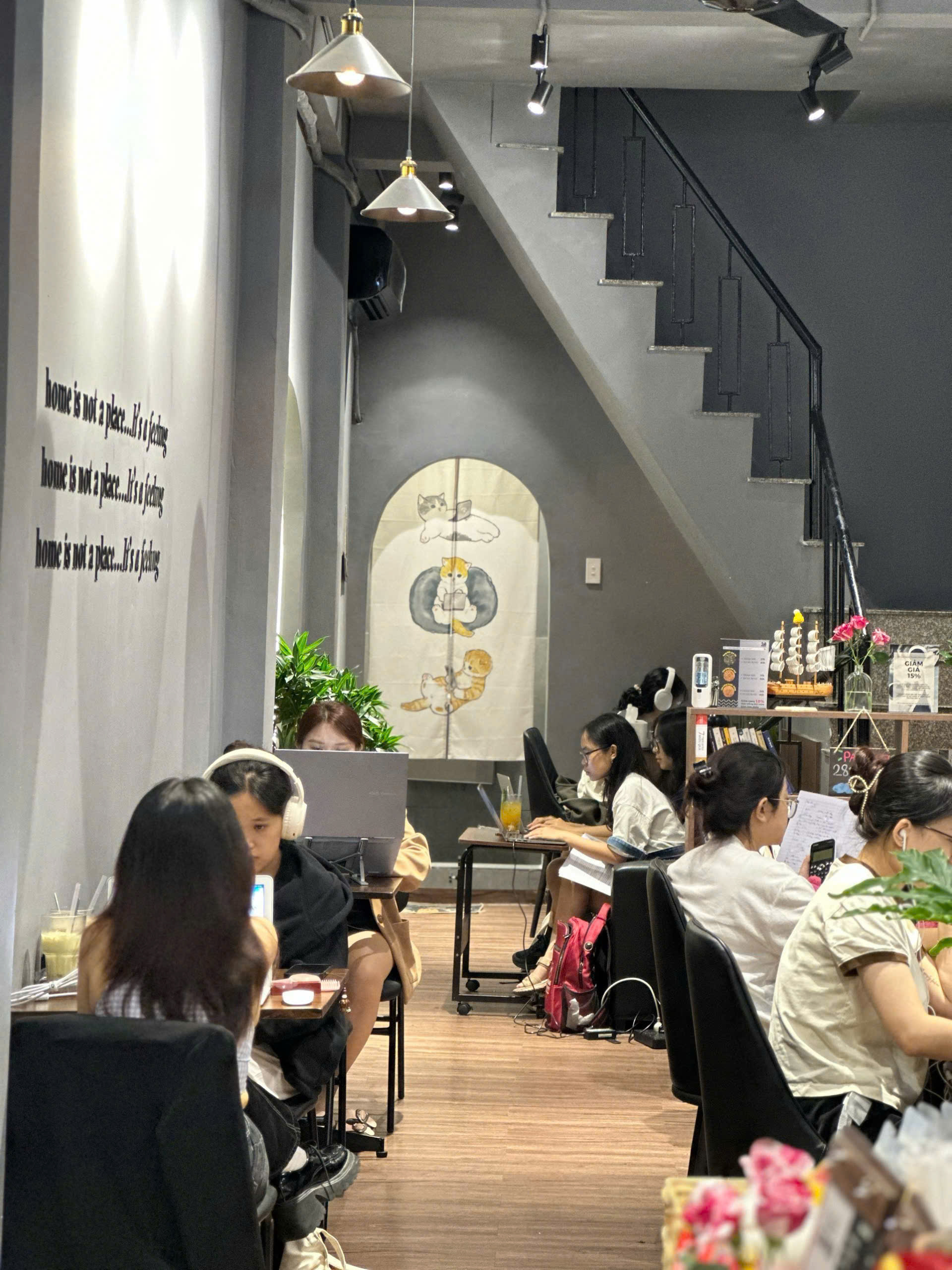 Sang quán cafe đẹp xung quanh các trường học , Phường 7 , Quận Bình thạnh 