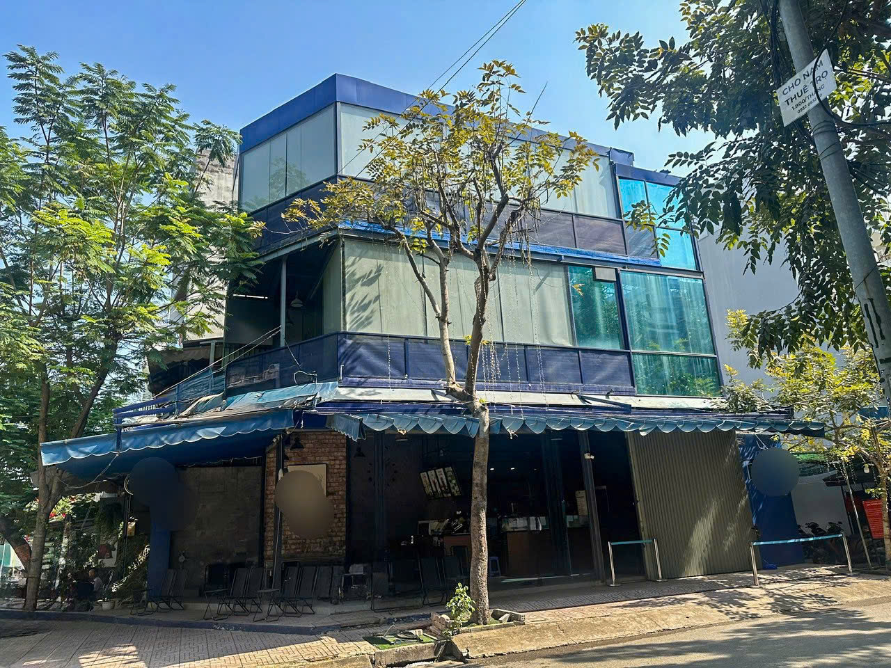 Sang quán cà phê góc ngã tư 2 mặt tiền – ngay cổng ĐH Văn Lang, Bình Thạnh