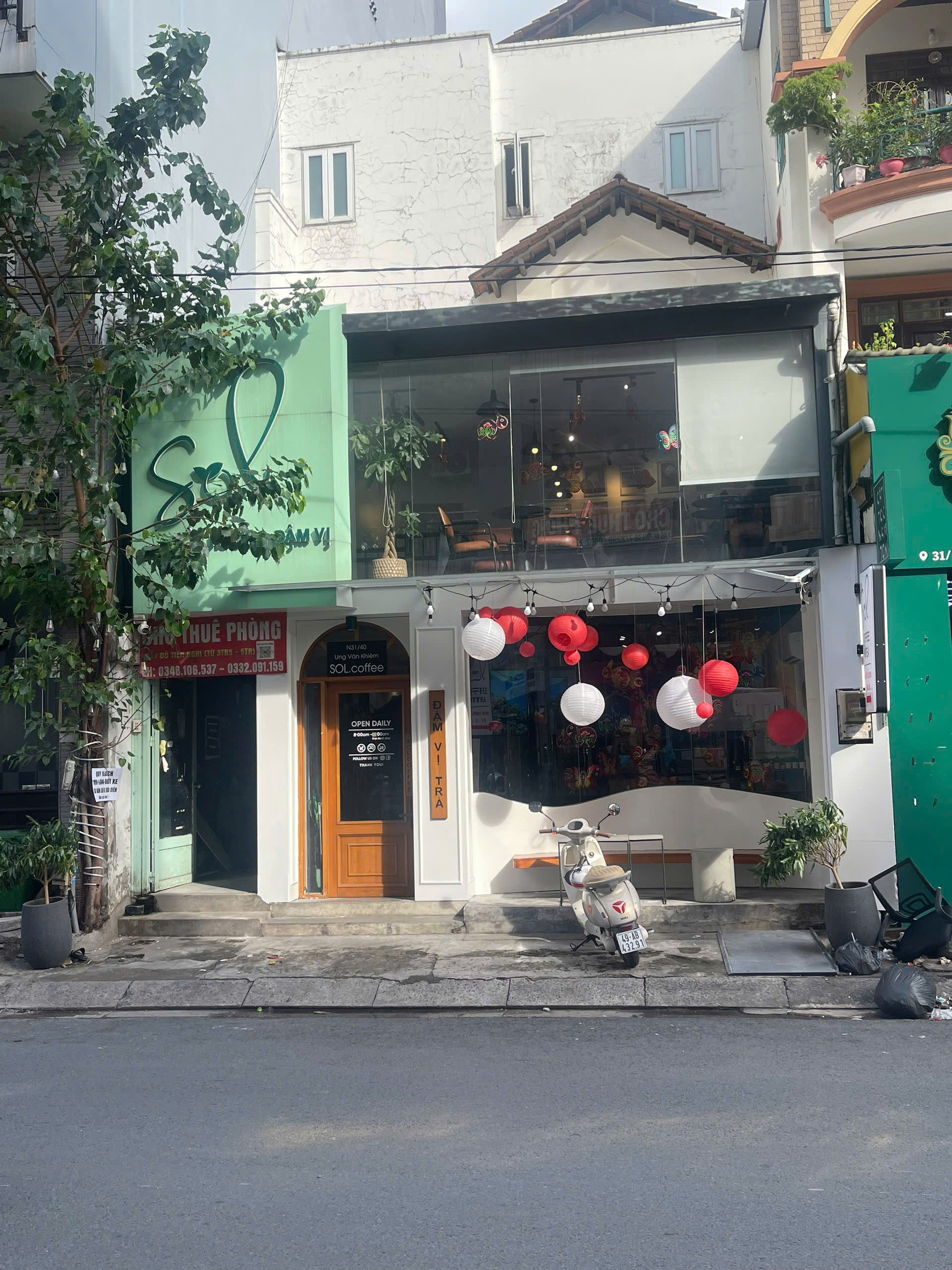 Sang quán cà phê vị trí đắc địa – sát bên Đại học HUTECH, Bình Thạnh