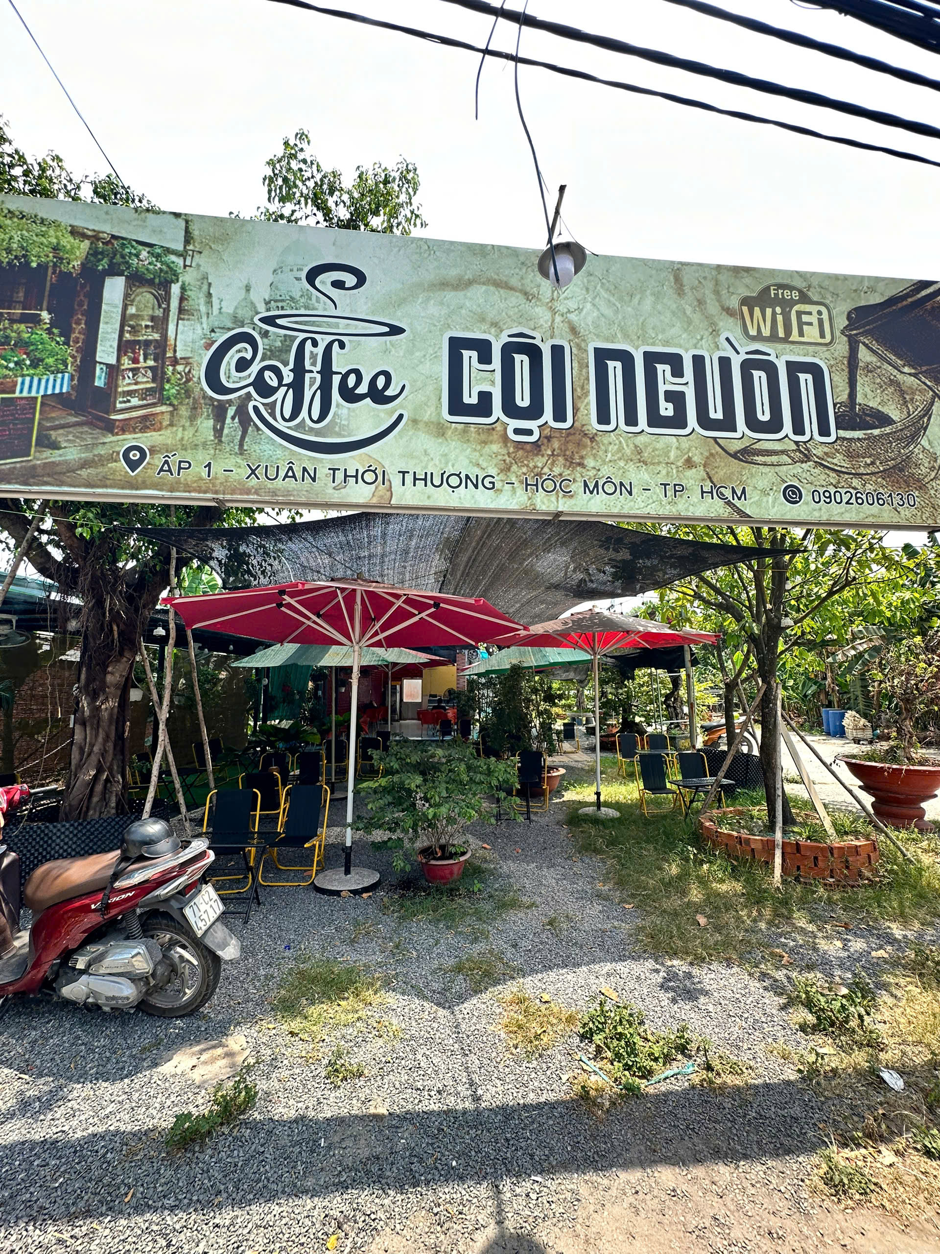  SANG NHƯỢNG QUÁN CÀ PHÊ SÂN VƯỜN – HÓC MÔN 