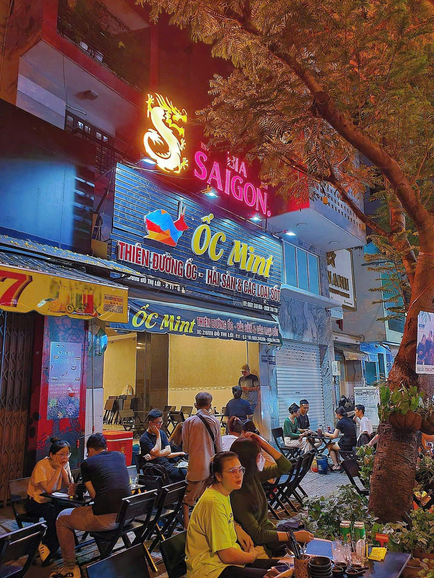 SANG QUÁN ỐC TẠI TRUNG TÂM Q3