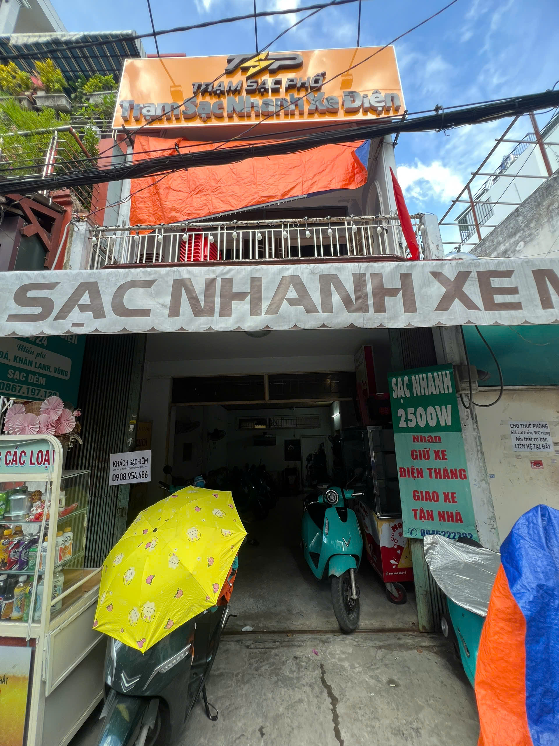  Sang quán cafe + trạm sạc mặt tiền Phạm Quý Thích, Tân Phú